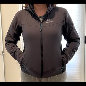 Arcteryx size large women’s grey jacket